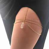 Arzonai thigh high crystal jewelry, body jewelry, leg bracelet, jewelry, thigh high jewelry, crystals thigh high, clubwear, crystals for women and Girl